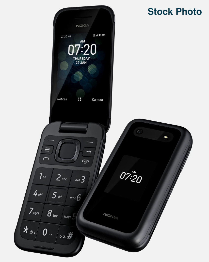 Nokia 2780 Flip Unlocked 4.0GB Black ***READ CONDITION***