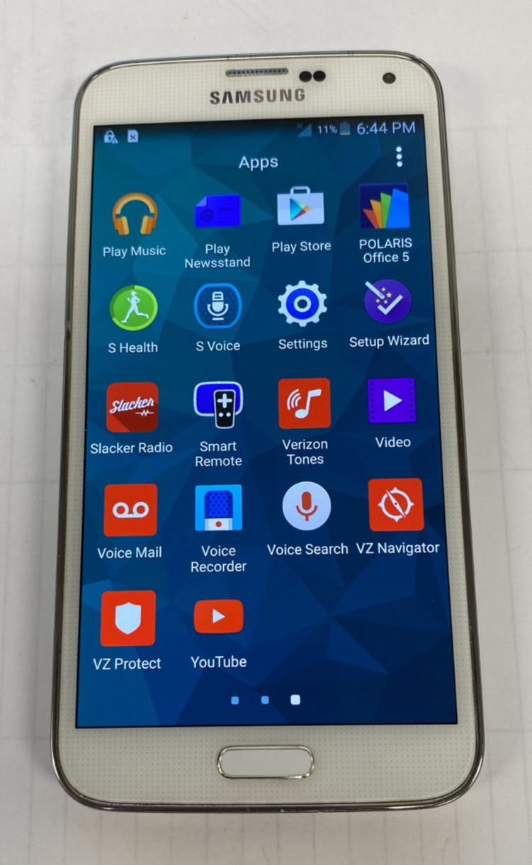 Samsung Galaxy S5 SM-G900 4G LTE GSM Unlocked ATT T-Mobile 16GB White Good B+ US