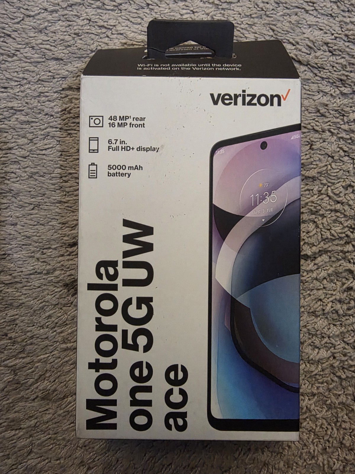 Motorola One 5G Ace – 64 GB – Gray (Verizon)