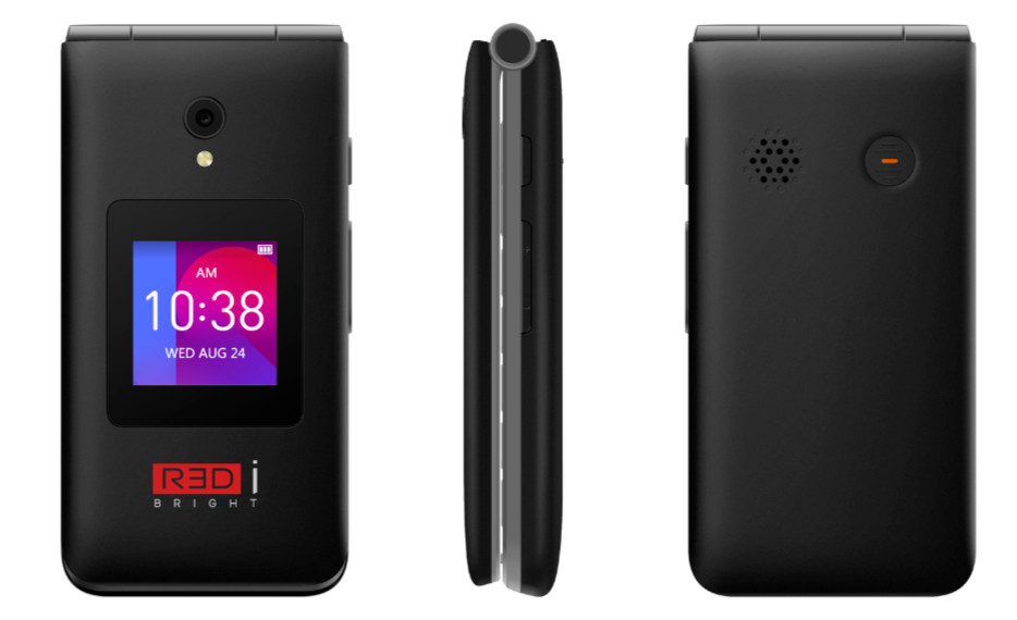 ATELR3Di 4G-LTE Basic Kosher Flip-Phone UNLOCKED T-Mobile Metro Qlink Consumer