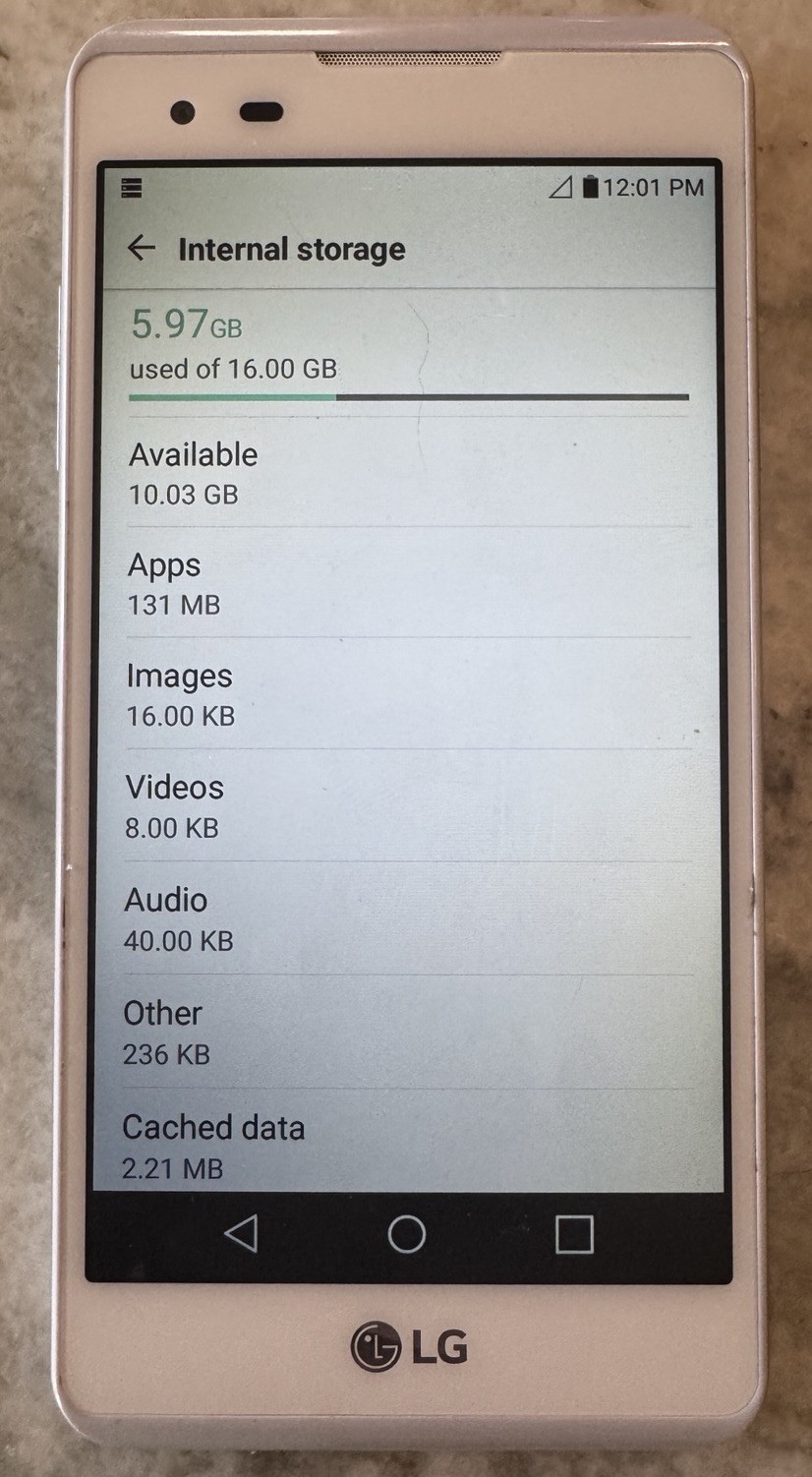 LG Tribute HD LS676 16GB White Sprint Smartphone Android Tested Factory Reset