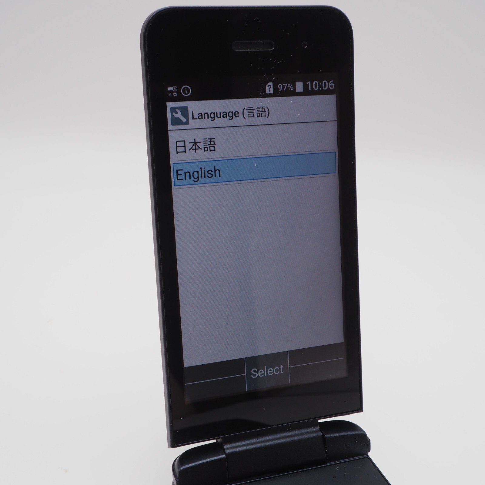 [Near Mint] KYOCERA KY-42C DIGNO KEITAI Black ANDROID FLIP PHONE UNLOCKED Tested