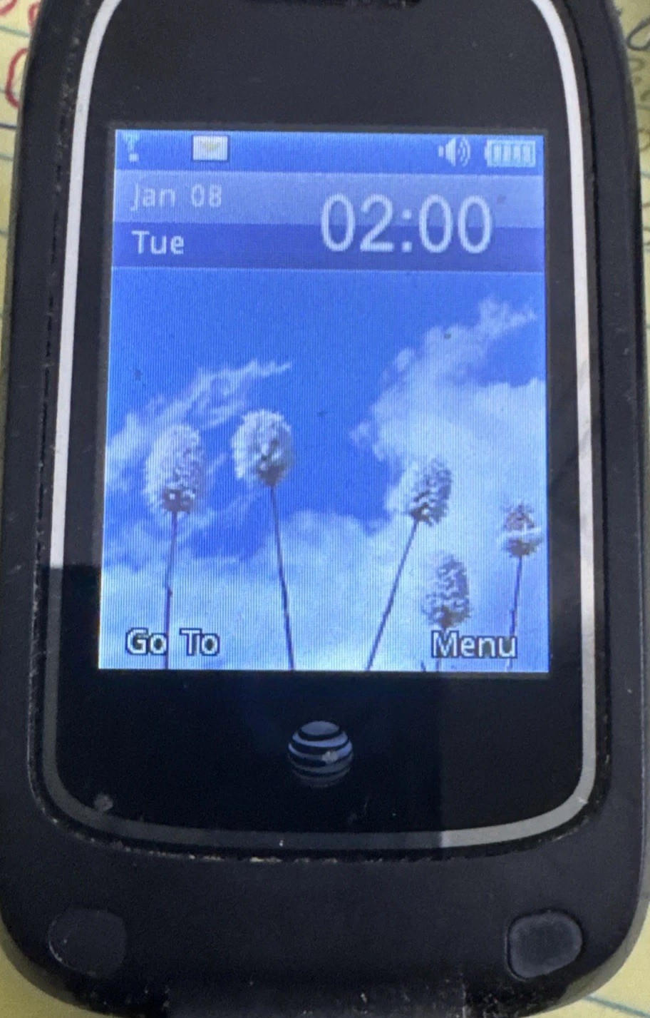 AT&T Cingular Model 2222 ,Flip IV Phone 4 GB, Black (Read)