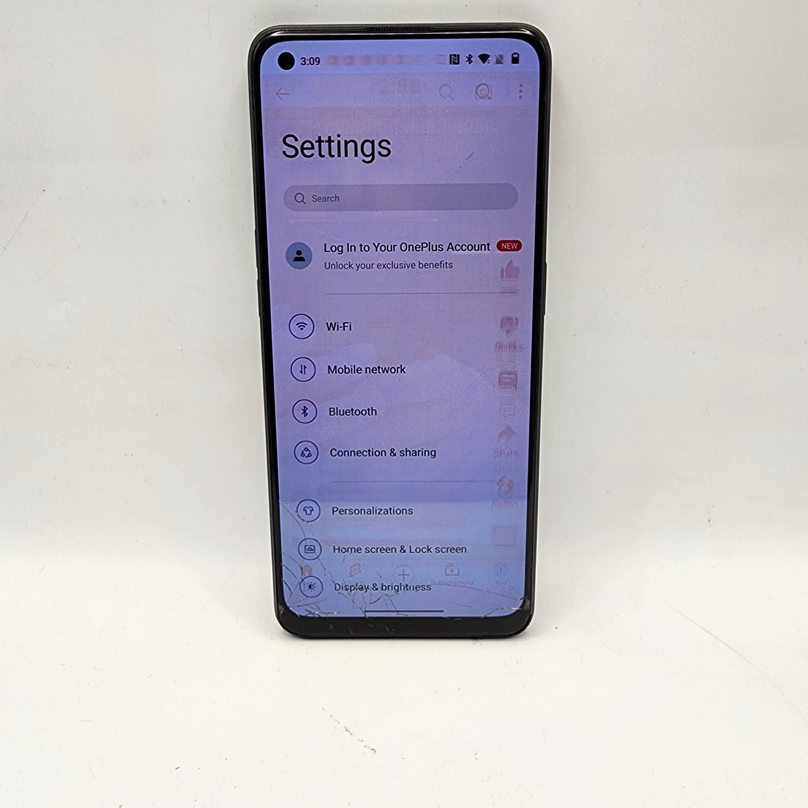 OnePlus Nord N20 5G GN2200 128GB Blue Smoke (T-Mobile/Unlocked) – No Metro