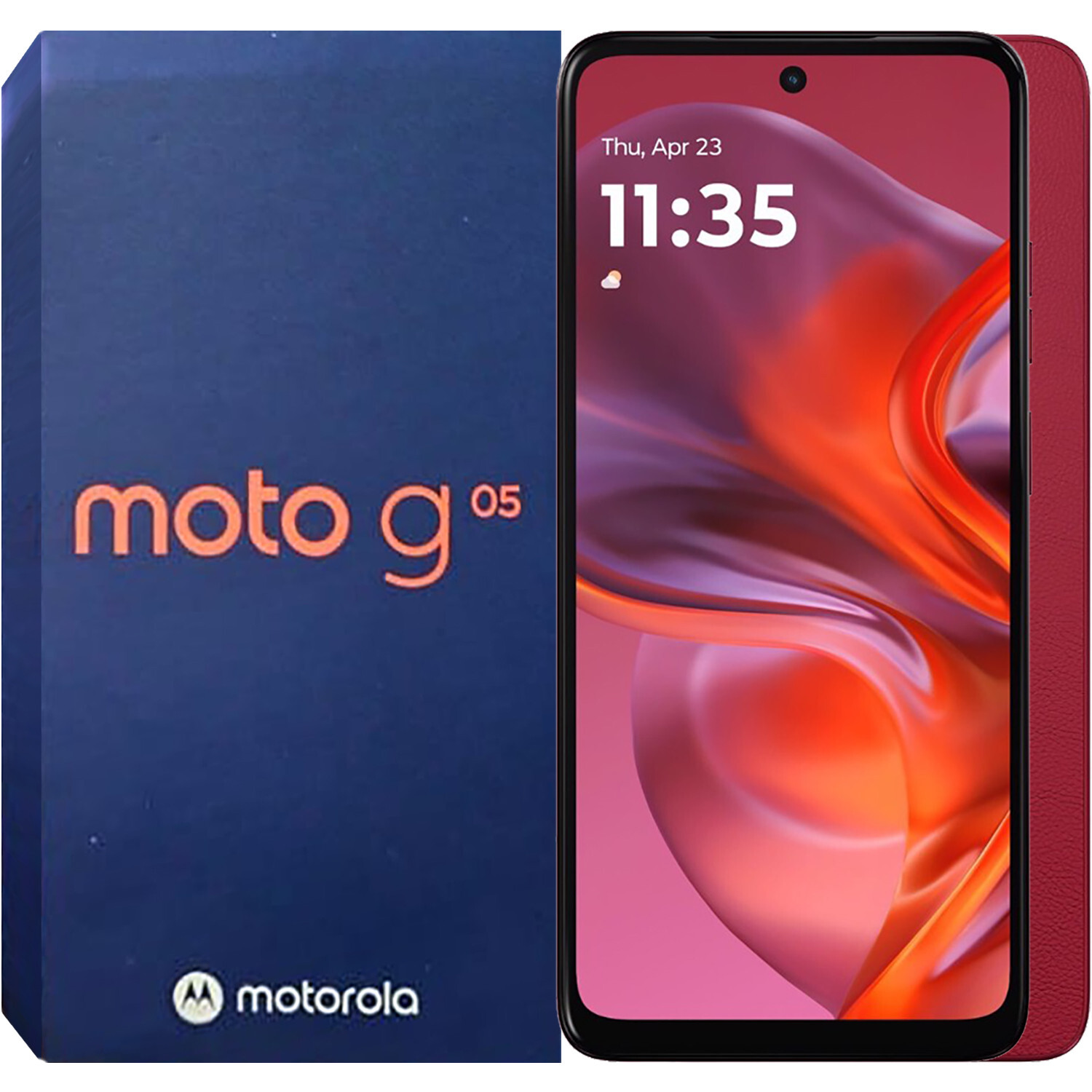 Motorola Moto G05 4G Plum Red 64GB + 4GB Dual-SIM Unlocked GSM NEW