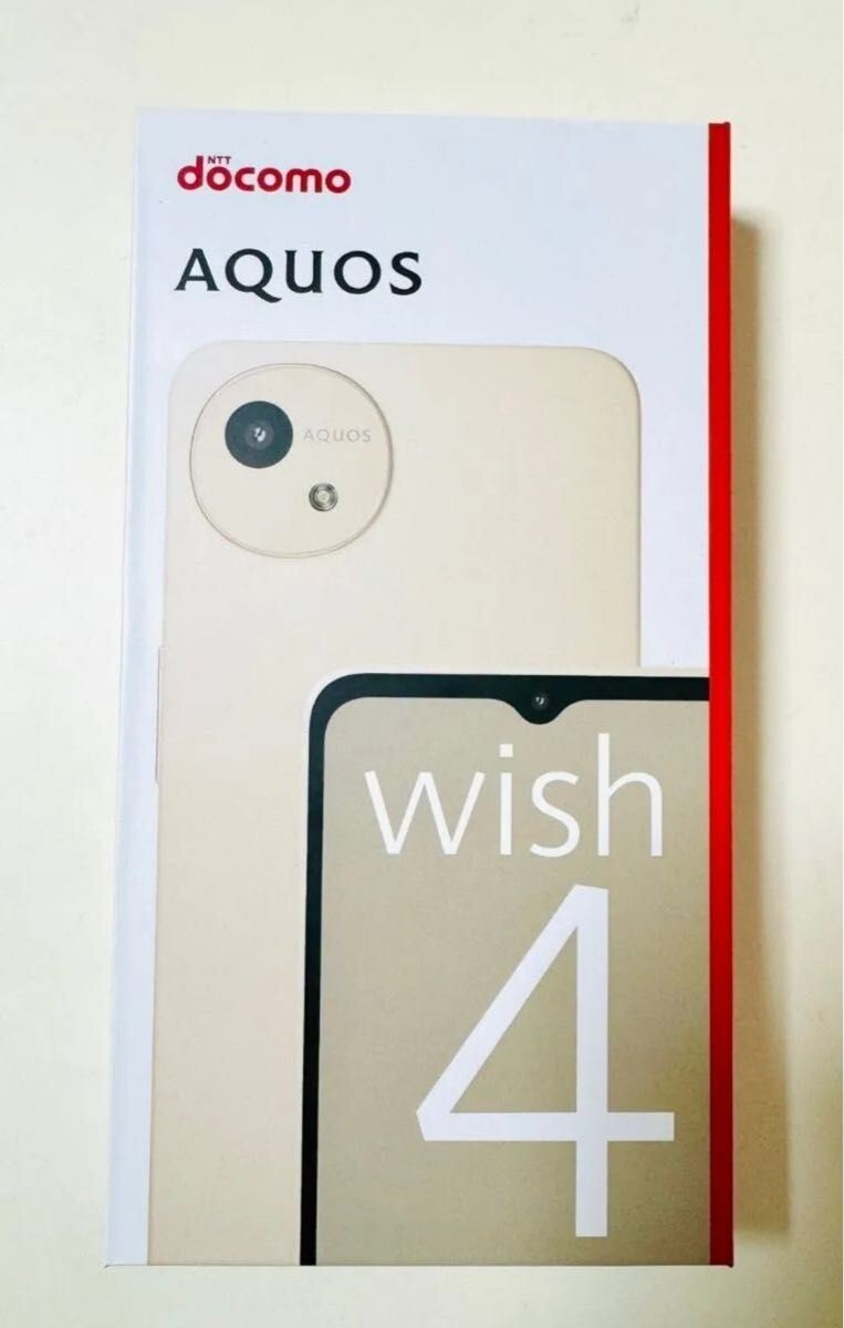 SHARP AQUOS wish4 White ROM64GB / RAM4GB 6.6In Android14 50.1MP SIMFREE Japan