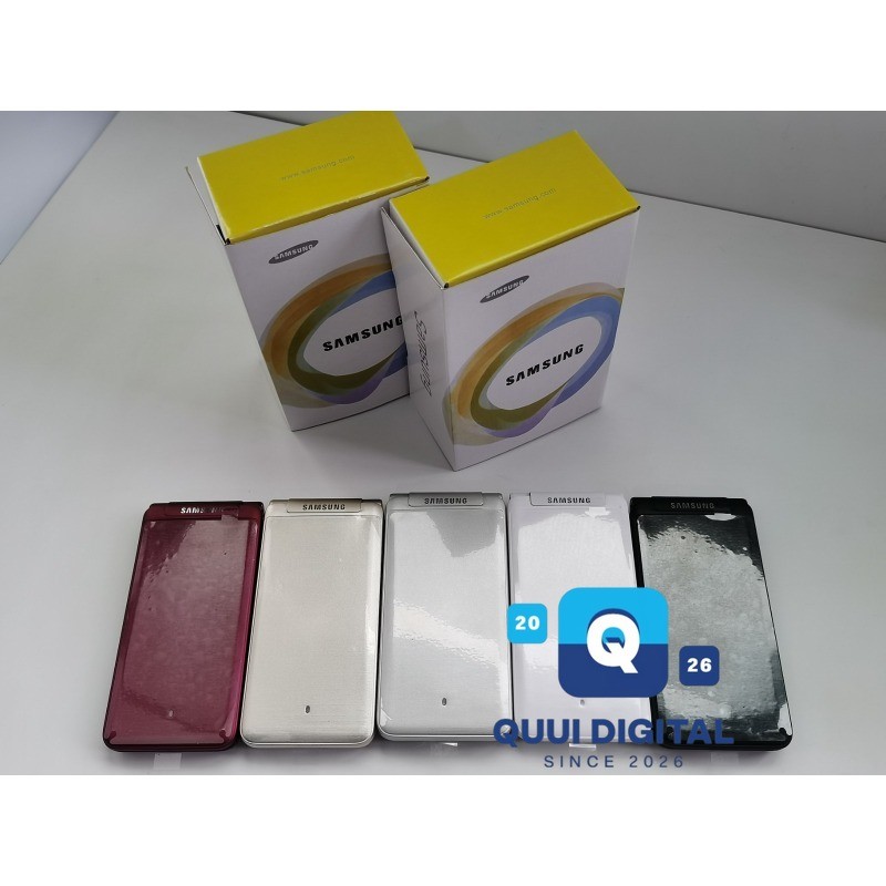 Samsung Galaxy Folder SM-G1600 (Unlocked) 4G Android 16GB Flip Phone All Colours