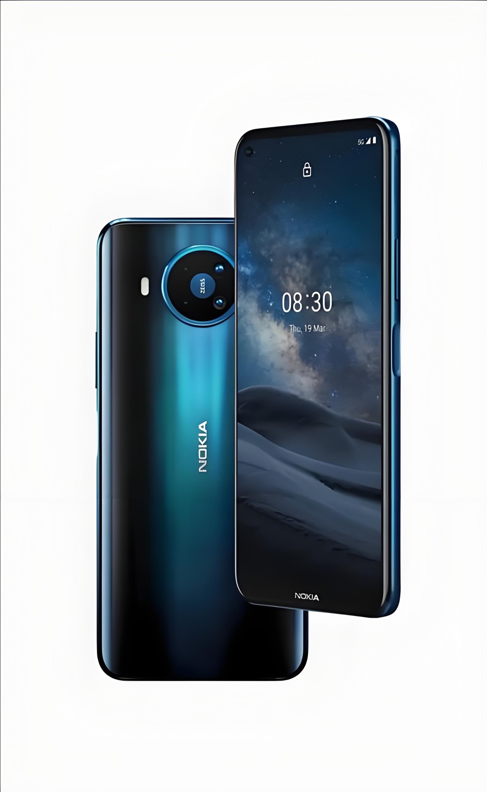 Original Nokia 8.3 5G 64G 64MP Factory Unlocked DUAL SIM CellPhone VERY GOOD A++