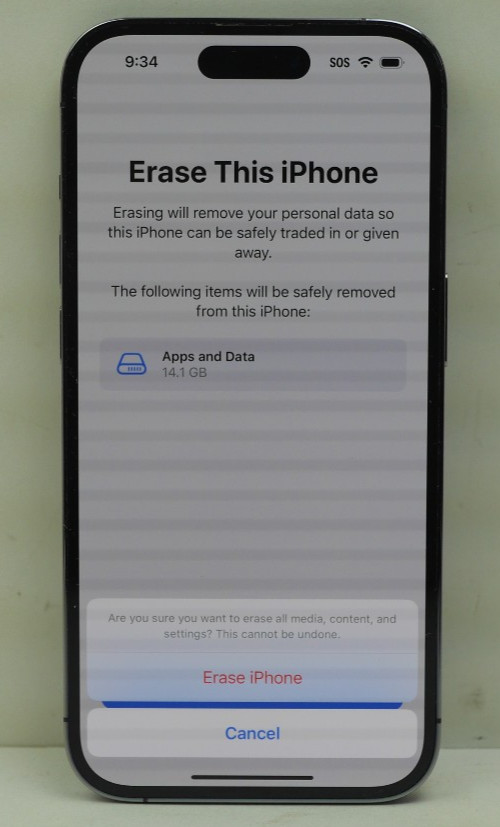 Apple iPhone 14 Pro 256GB A2650 MQ1D3LL/A – Deep Purple (AT&T) (H90001204)