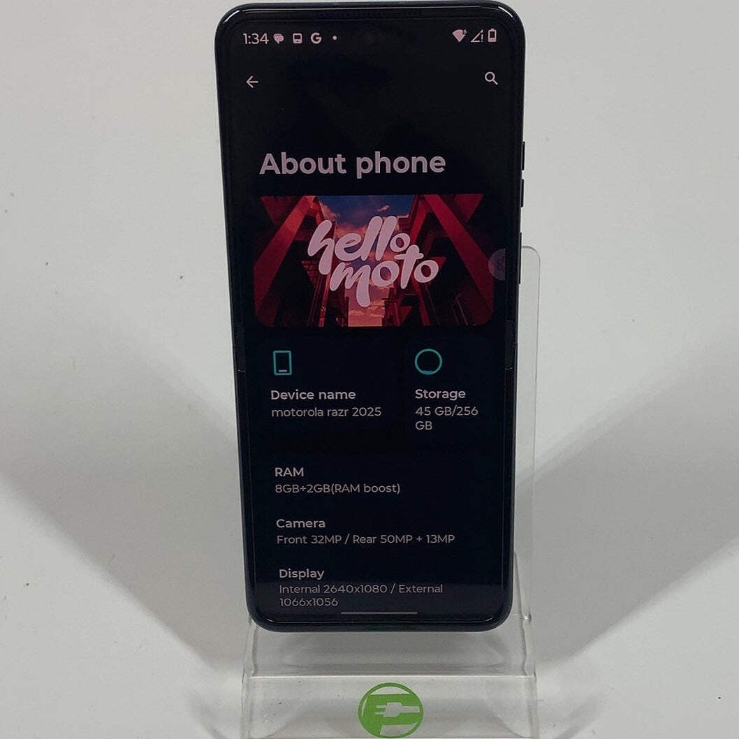 T-Mobile Motorola razr 2025 256GB 15 Alpine Blue XT2553-3