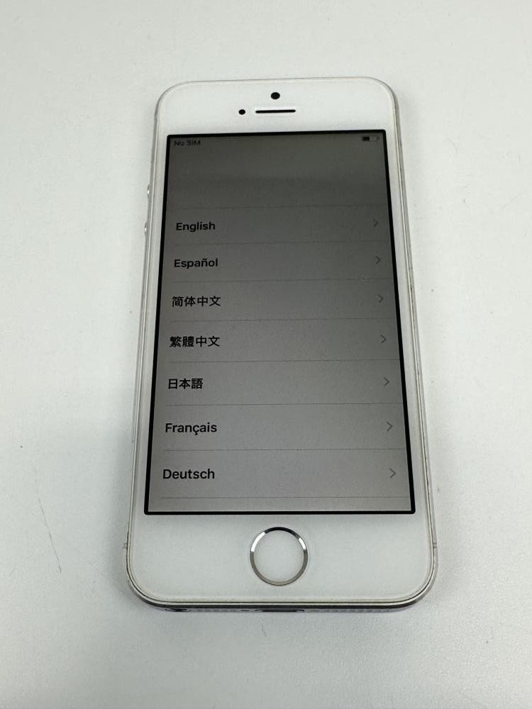 Apple iPhone 5S 16GB A1453 Silver (Unlocked) – Fair