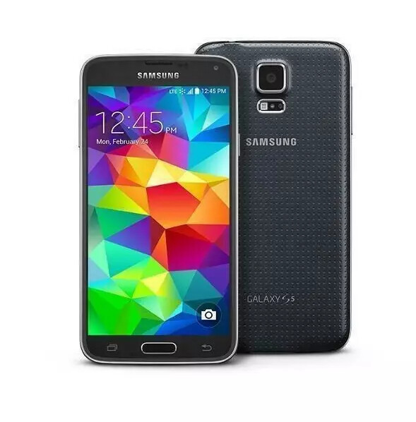 Samsung Galaxy S5 SM-G900 16GB AT&T T-mobile Unlocked Black Smartphone GOOD B+