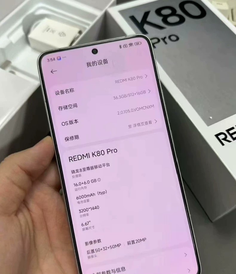 Xiaomi Redmi K80 Pro 5G 6.67″ 50MP Snapdragon 8 Elite 6000mAh Google CN version