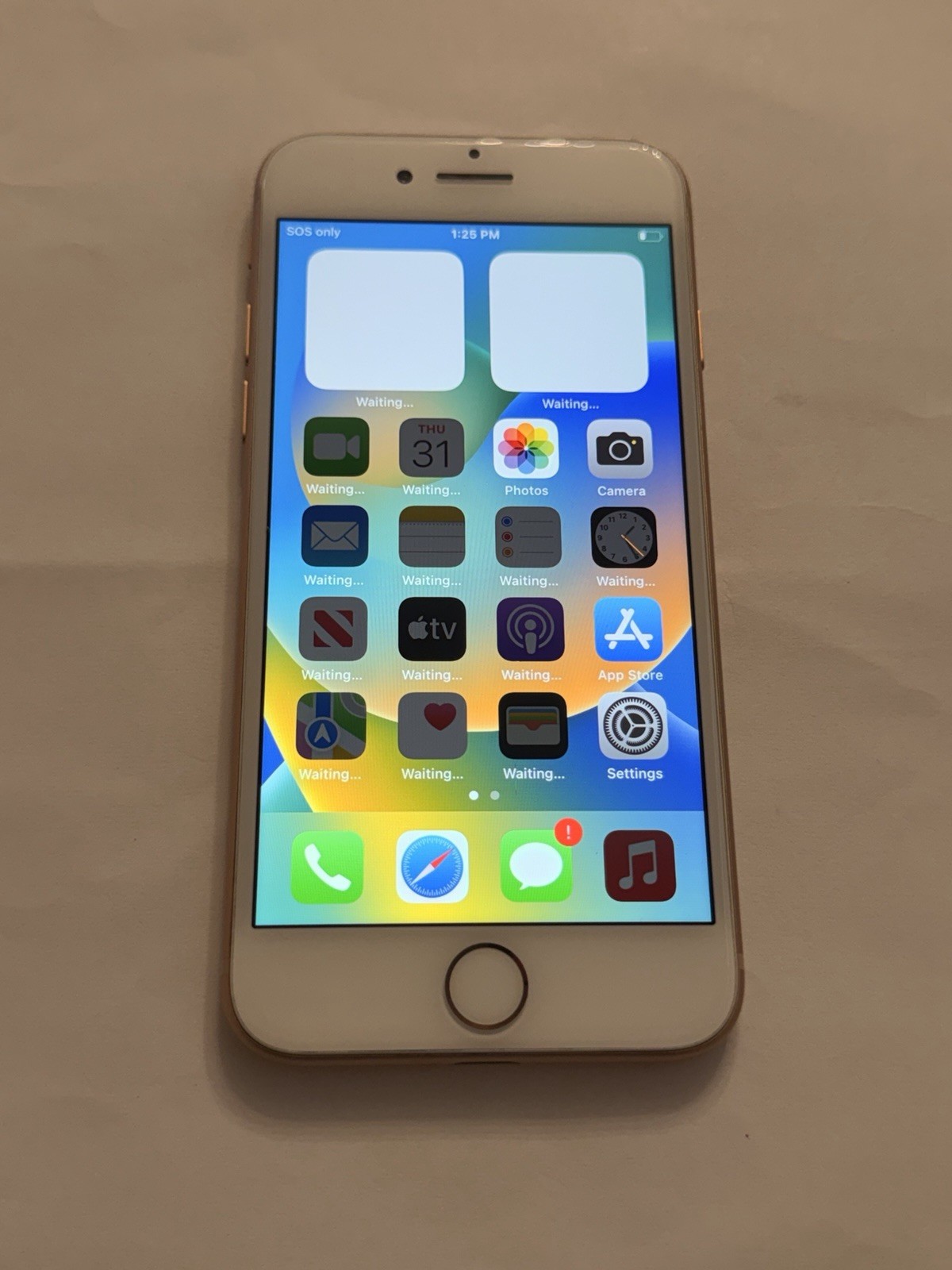 Apple iPhone 8 – 64 GB – Gold (Unlocked) good- A1863