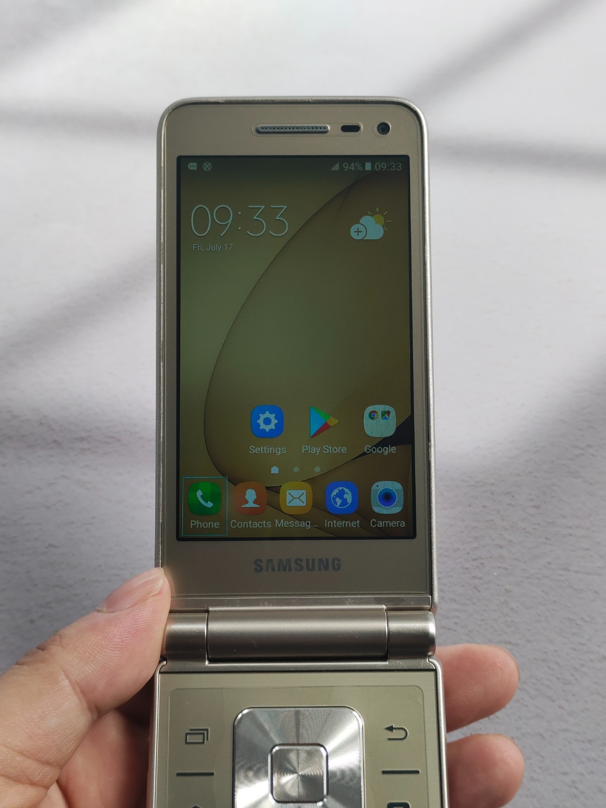 Boxed Samsung Galaxy Folder G1600 16GB Unlocked Flip Andriod SmartPhone Dual SIM