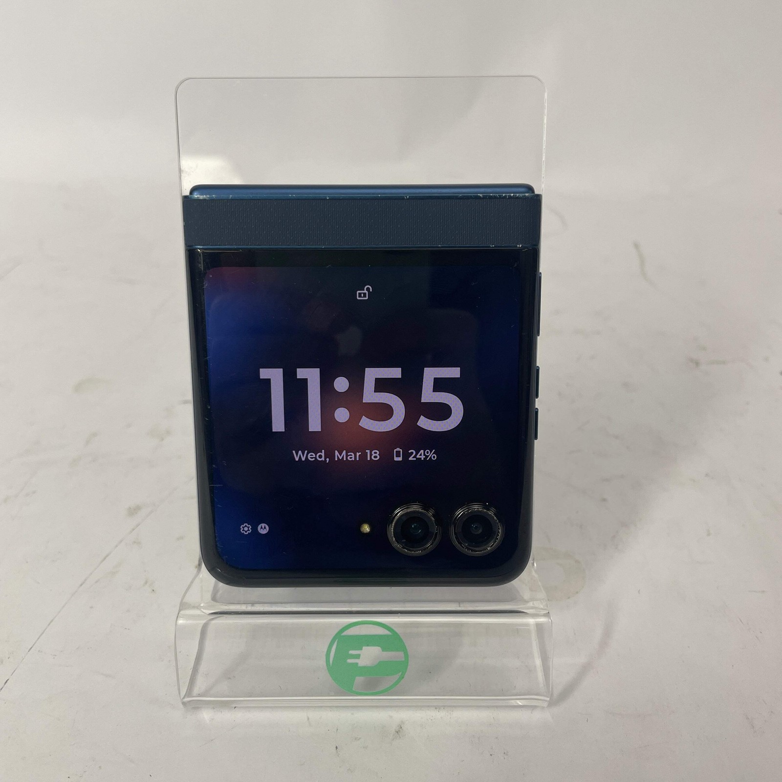 Broken Dish Wireless Motorola Razr 2025 256GB 15 XT2553-3 /Screen Cracked