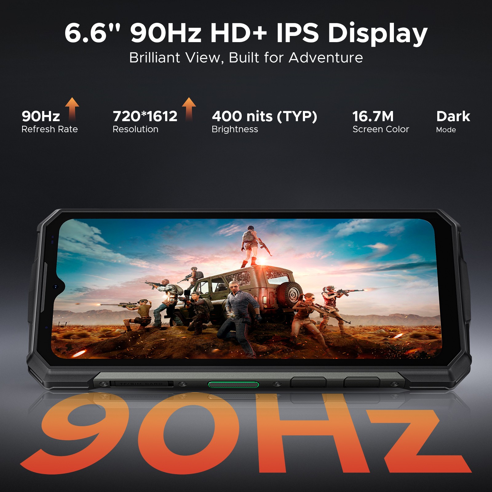 DOOGEE Fire5Ultra Rugged Phone Android15 13000mAh 32GB+256GB 6.6″ Smartphone NFC