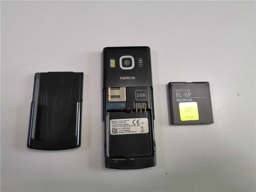 Original Nokia 6500 Classic MP3 Bluetooth Unlocked 3G UMTS 850/2100 Mobile Phone