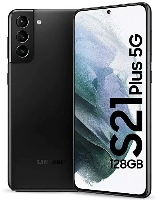 Samsung Galaxy S21+ Plus 5G (SM-G996U) 128GB – Unlocked – Black