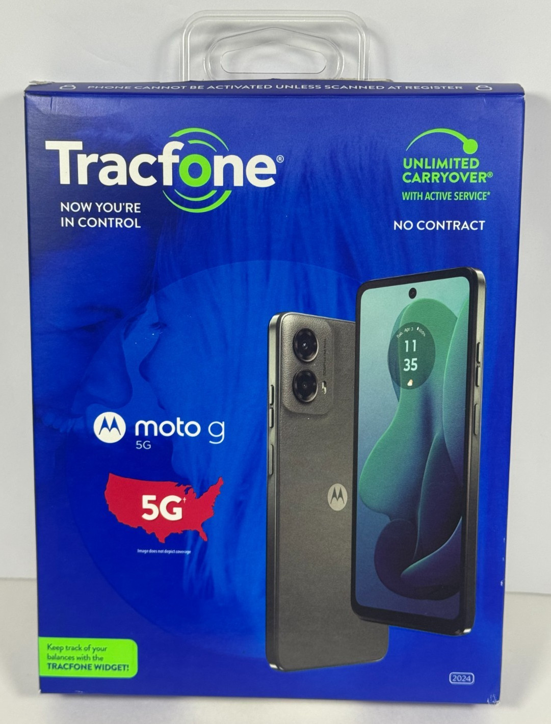 Tracfone Motorola Moto G 5G 2024 128GB XT2417D 6.6″ (Carrier Locked) – OPEN BOX