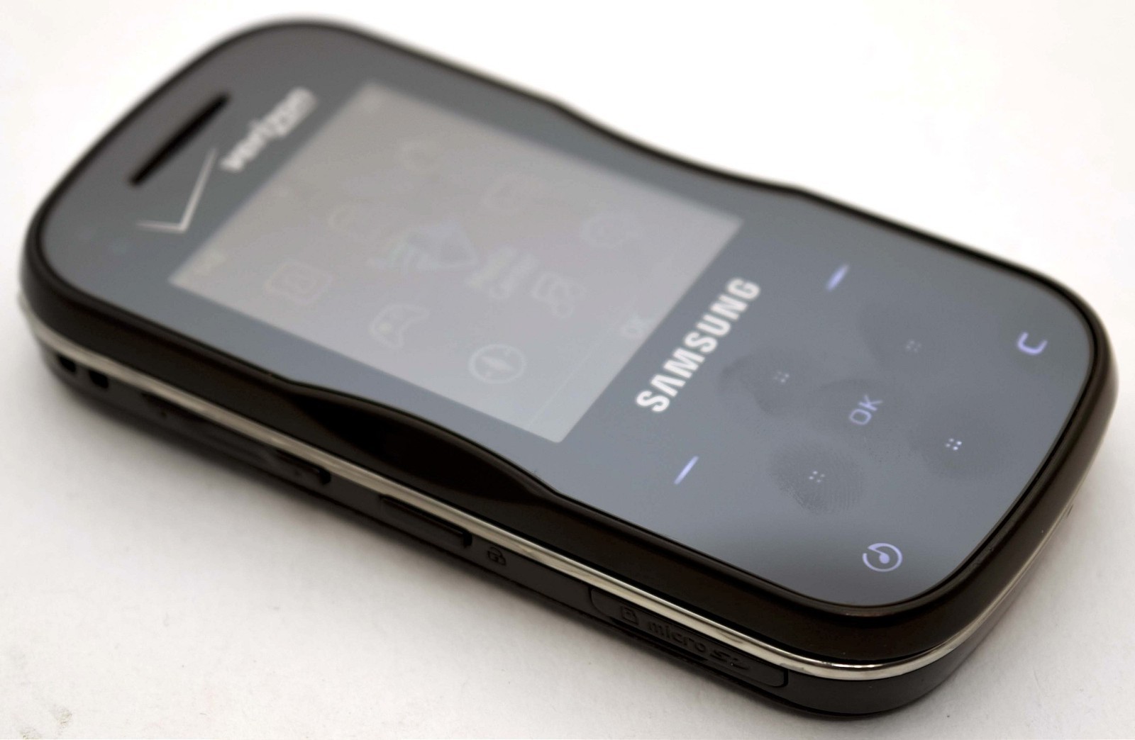 Samsung Trance SCH-U490 Verizon Slider Cell Phone GPS MP3 1.3MP BLACK 2G Grade A