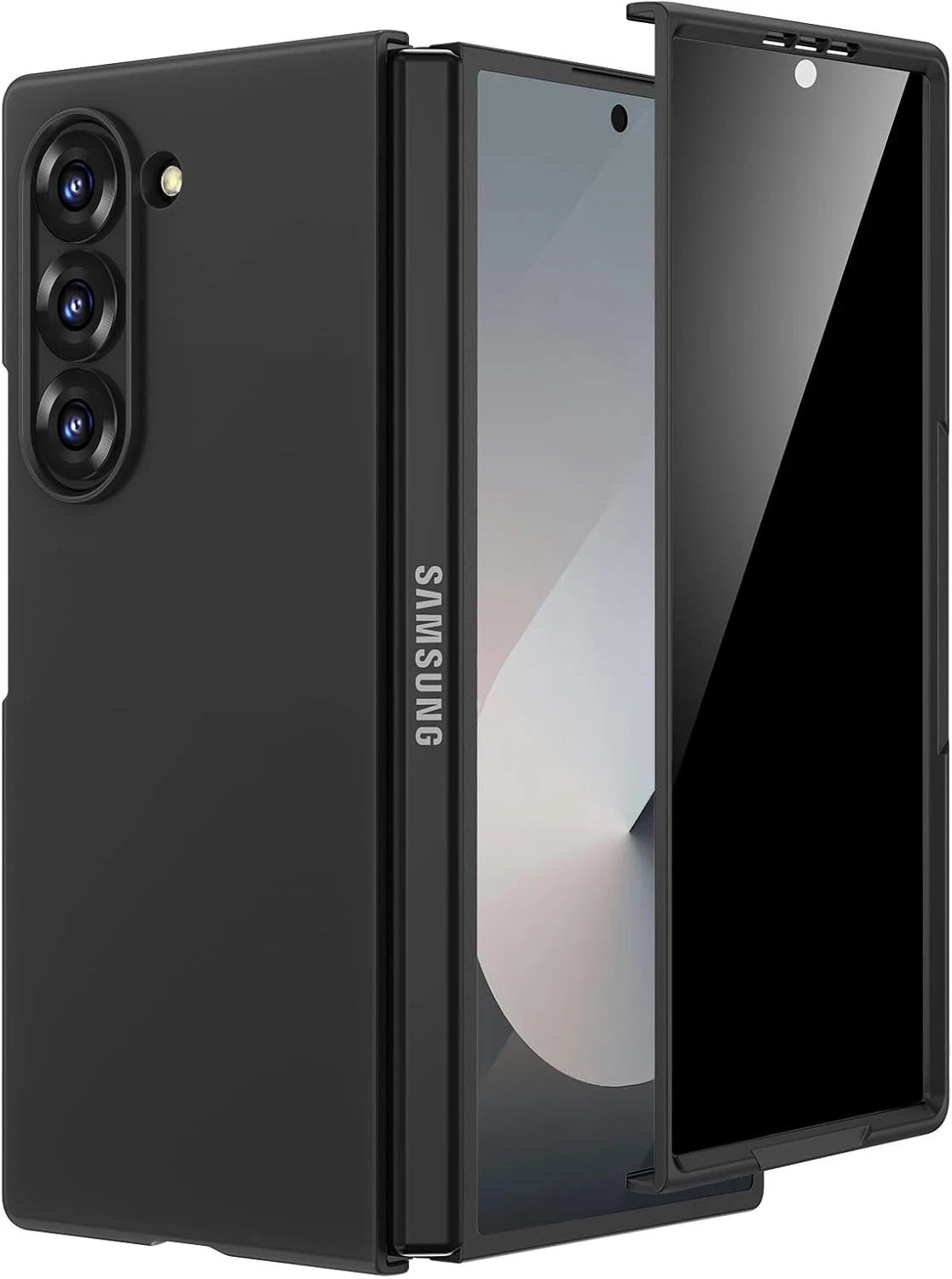 for Samsung Galaxy Z Fold 6 Case With Built in Screen Protector Support Wireless