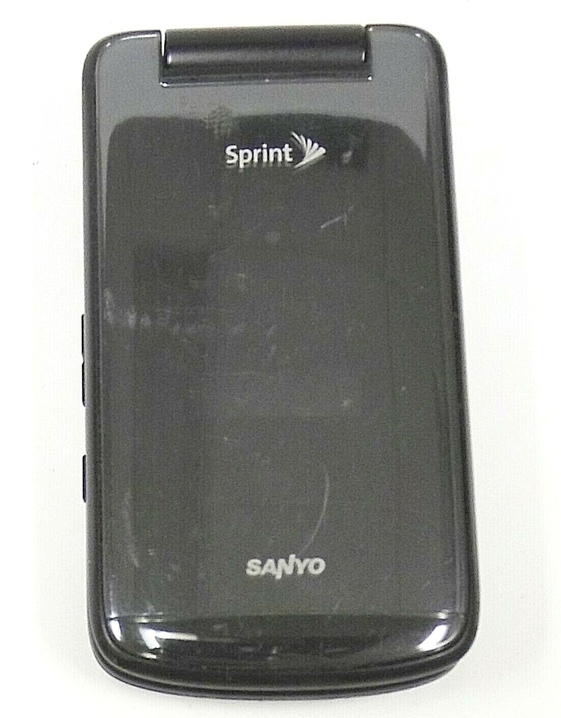 Sanyo Mirro SCP-3810 – Onyx Black ( Sprint ) Rare Cellular Flip Phone – READ
