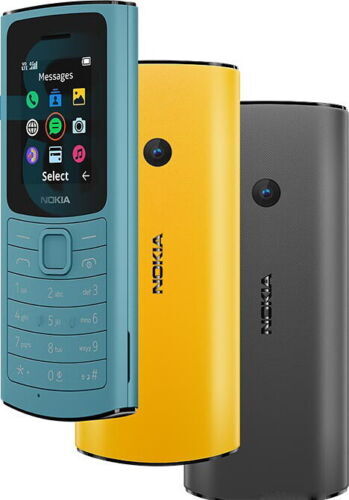 Nokia 110 4G Dual SIM 48MB 128MB RAM 0.1MP FM Radio Keyboard Phone 1.8″