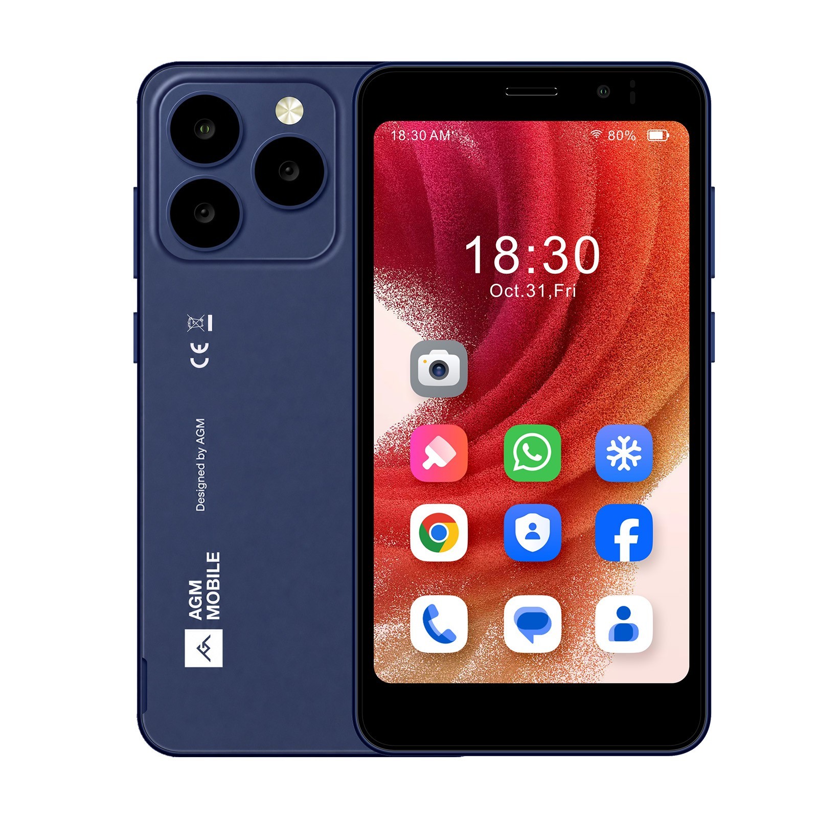 AGM N2 Android 16 Go Mini SmartPhone 4.96in 3GB+32GB 4G T-Mobile Unlocked Phone