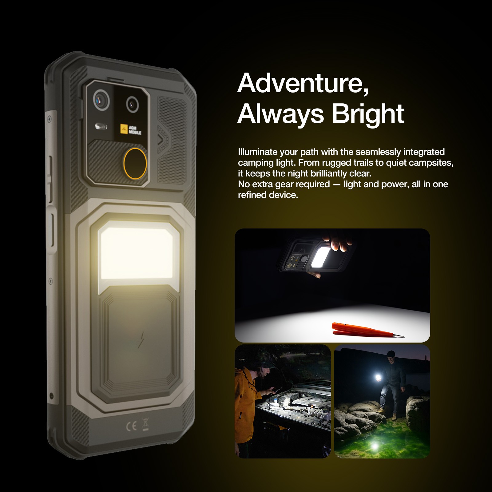 AGM G3 Rugged Smartphone Android 15 10000mAh 116dB Louder Speaker 12GB+512GB NFC