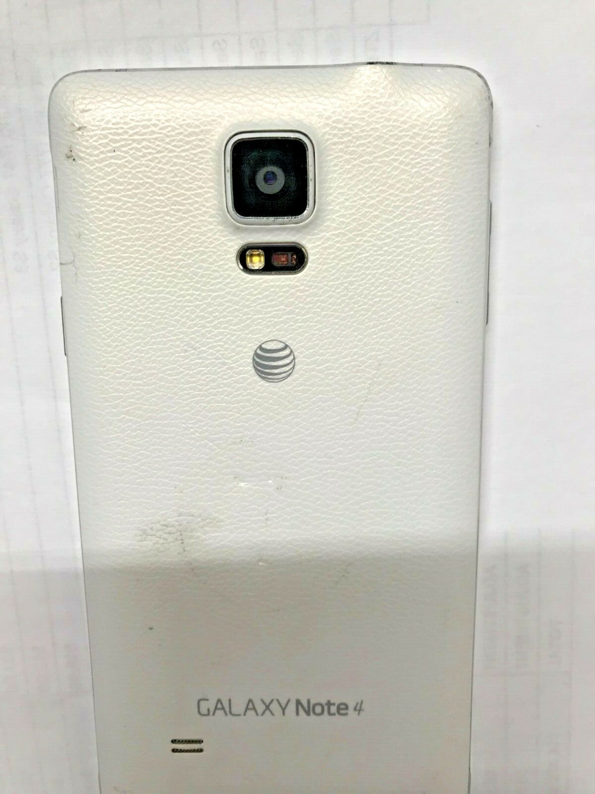 Samsung Galaxy Note 4 SM-N910A – 32 GB – Frost White AT&T 30 days warranty
