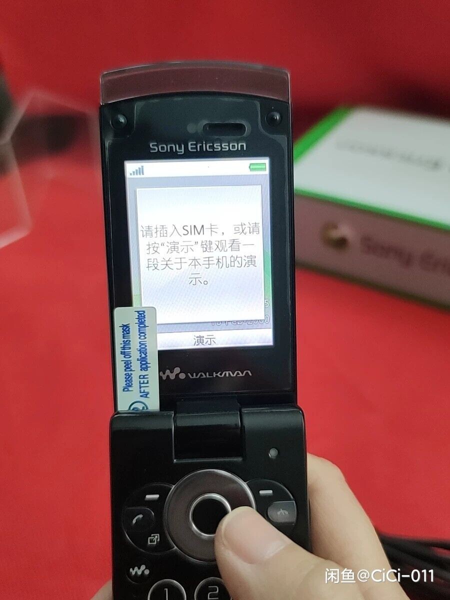 Sony Ericsson W980 Flip – Black – Unlocked – Pristine GRADE A+ – Retro Classic