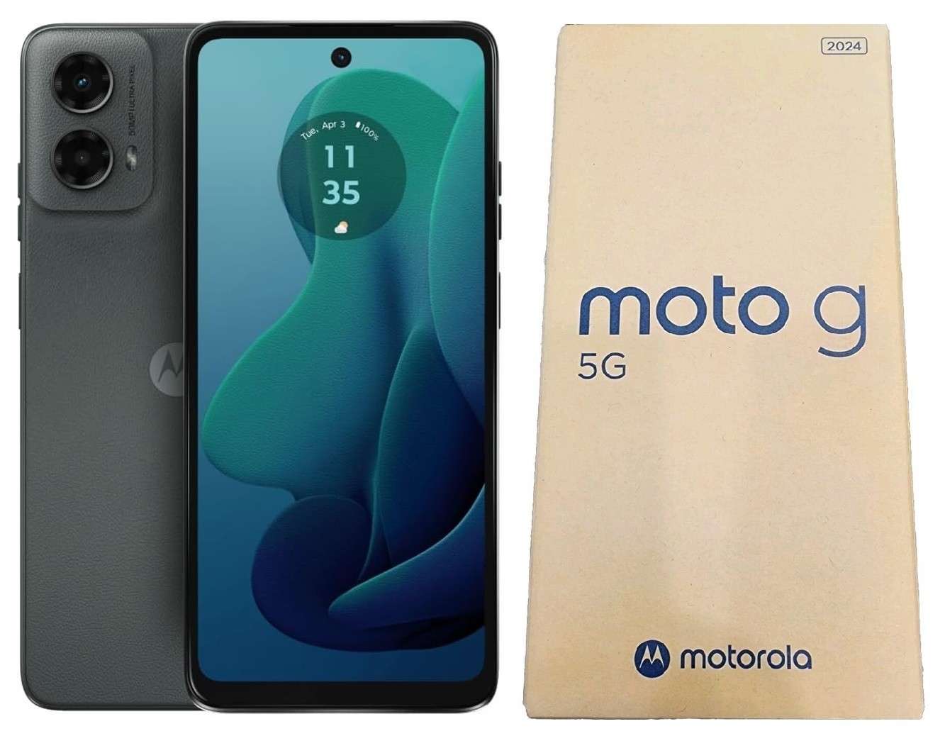 Motorola Moto G 5G (2024) XT2417 128GB Fully Unlocked New in Box – Sage Green