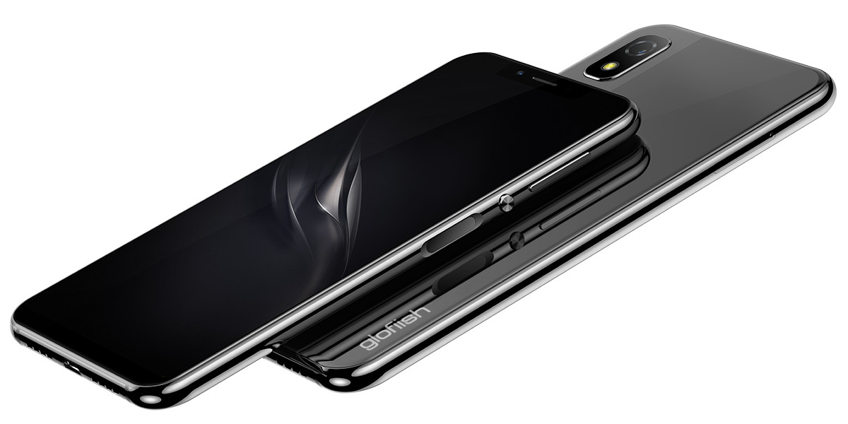 smartphone glofiish Notch screen 5.85″ Android 8.1, facelock, fingerprint, 2SIM
