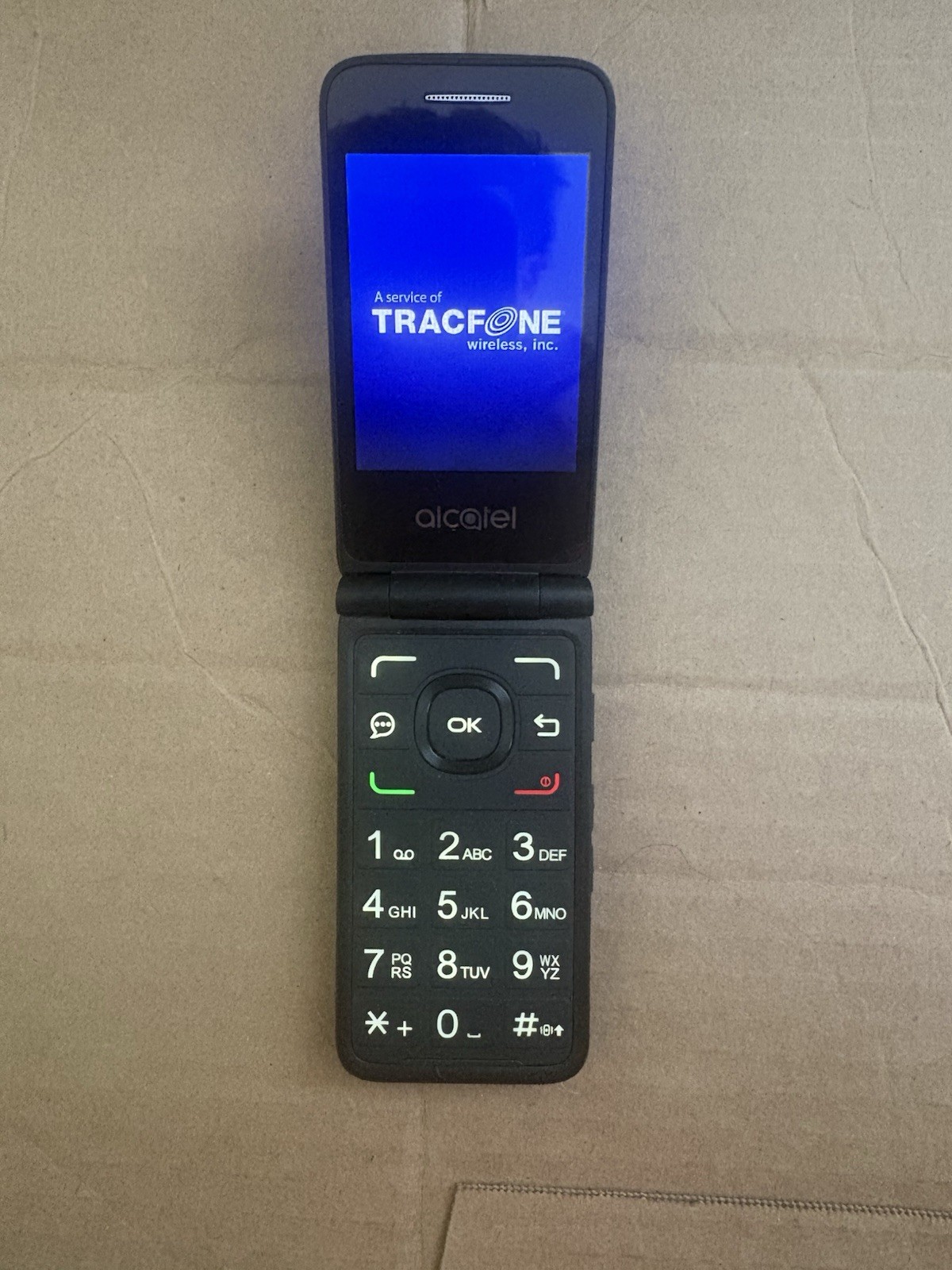 Alcatel MyFlip A405DL – Gray & Black ( Tracfone ) 4G VoLTE Smartphone – A+ Shape