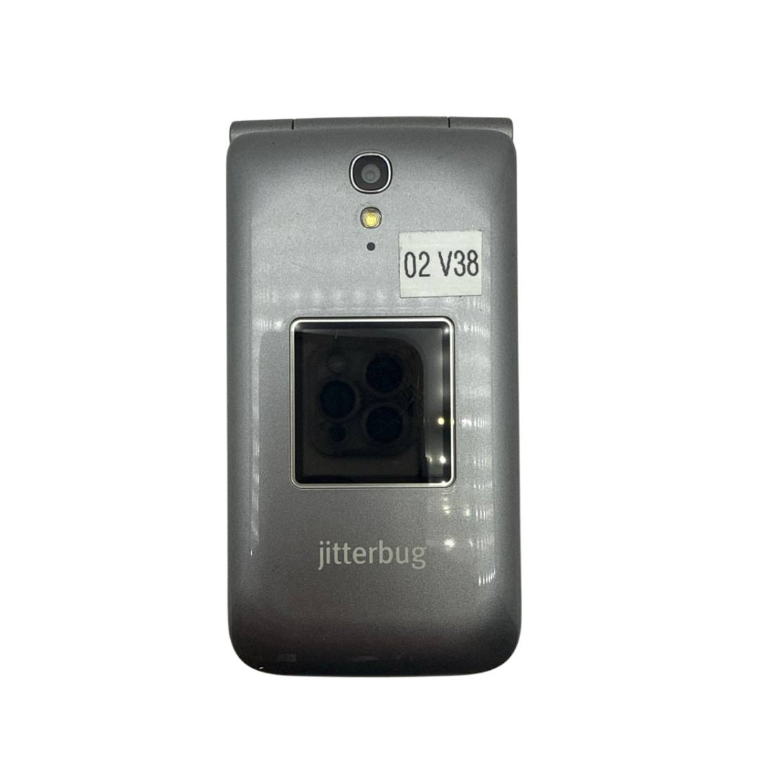 Alcatel Jitterbug Flip 4043S Flip Phone 4G LTE 3.2″ Display 4GB 2MP Camera Gray