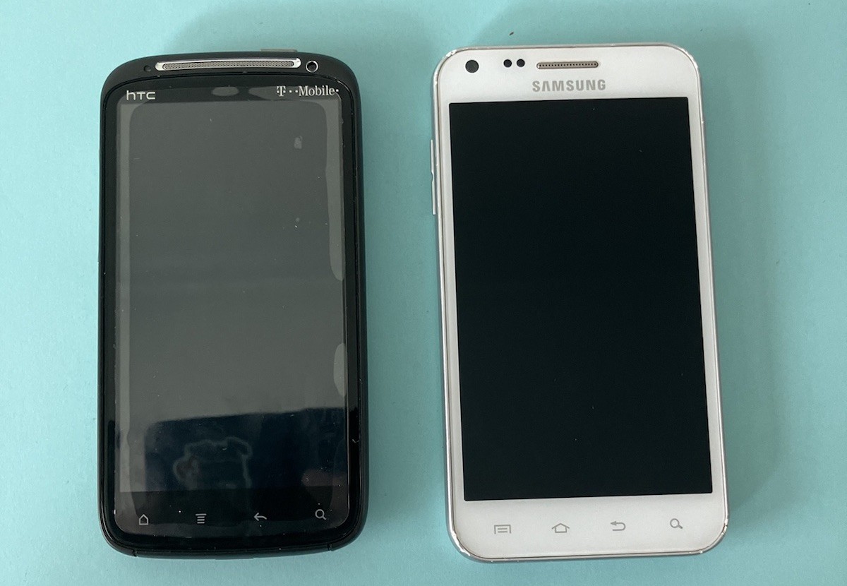 Samsung Galaxy S II SPH-D710 & HTC Sensation 4G – Broken Phones – For Parts