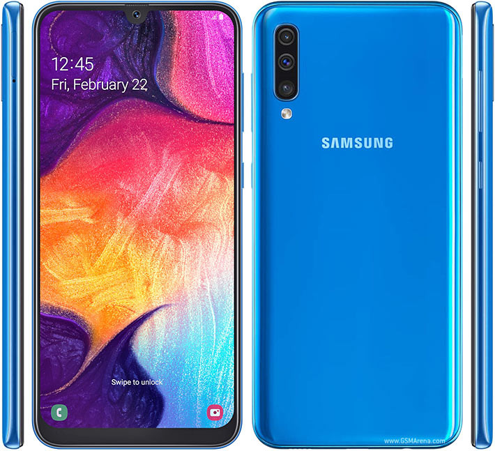 Samsung Galaxy A50 SM-A505F/DS Dual SIM 4GB+128GB ROM -New Sealed Blue Unlocked