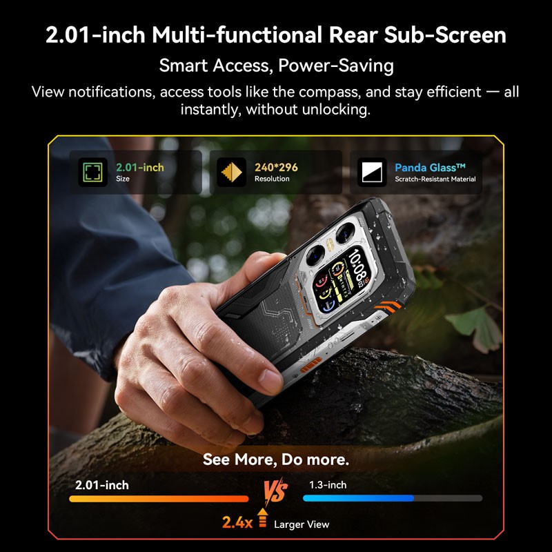 Global Blackview XPLORE X1 5G AI Rugged Smartphone Android 15 Waterproof Mobile