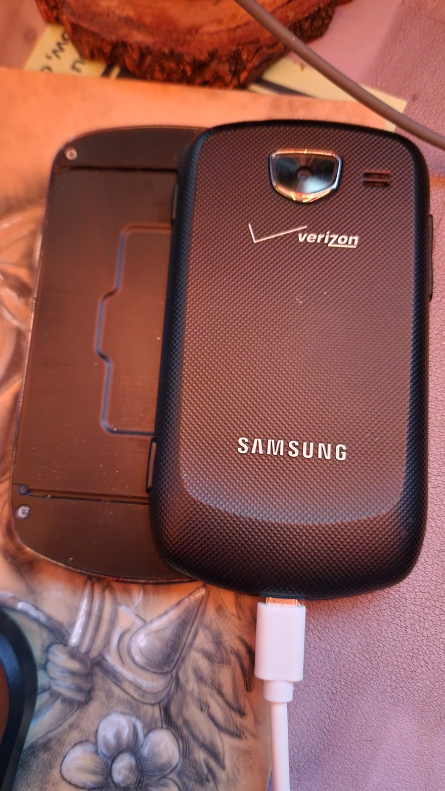 Samsung Brightside Verizon parts USED QWERTY Keyboard touch screen scratches
