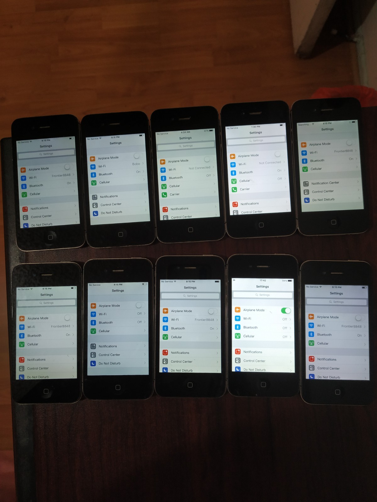 Lot of 10 Apple iPhone 4S A1387 16GB Black ( AT&T/ Verizon /OTA )