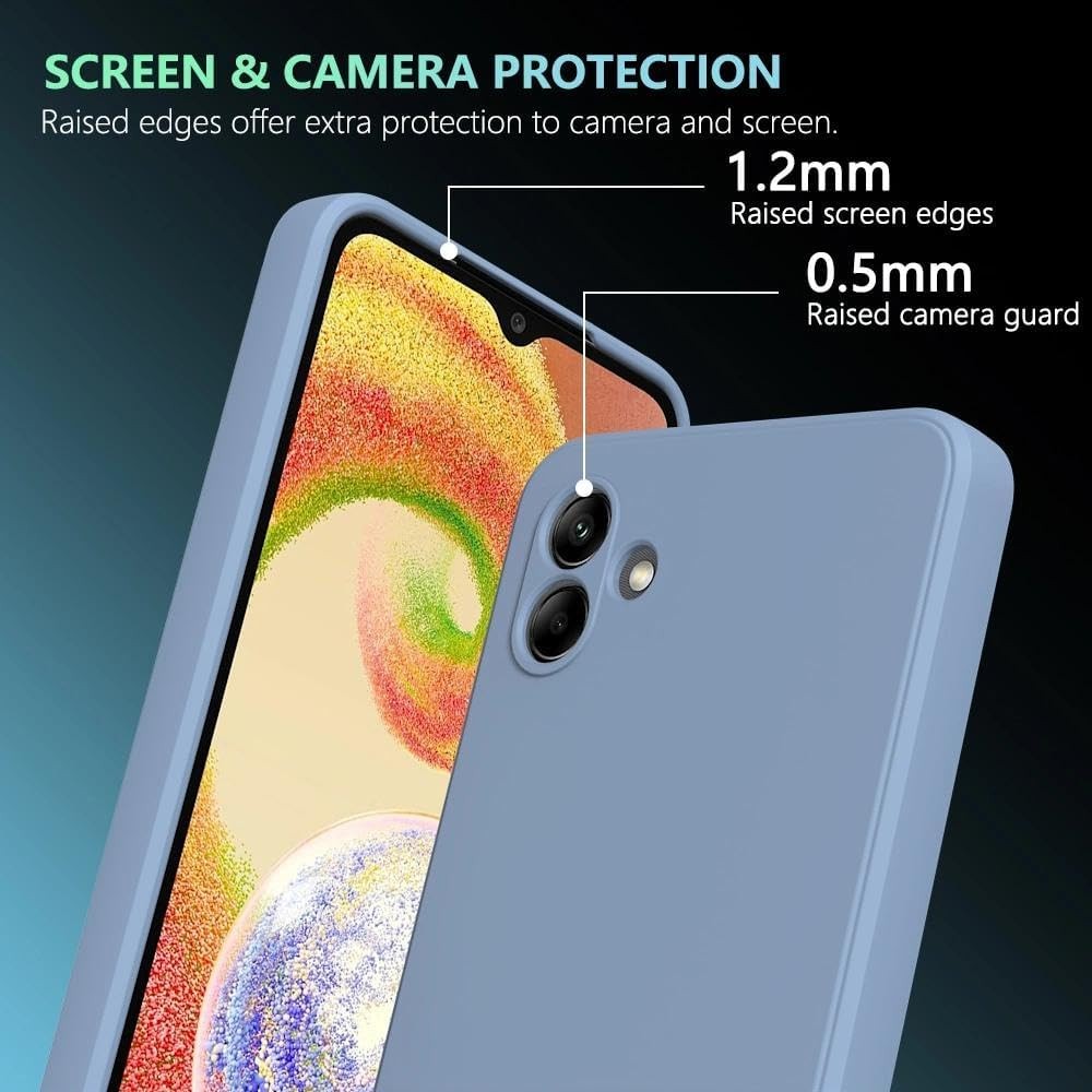Soft TPU Slim Case for Samsung Galaxy A06 4G, Lightweight, Snug Fit, Grass Gray
