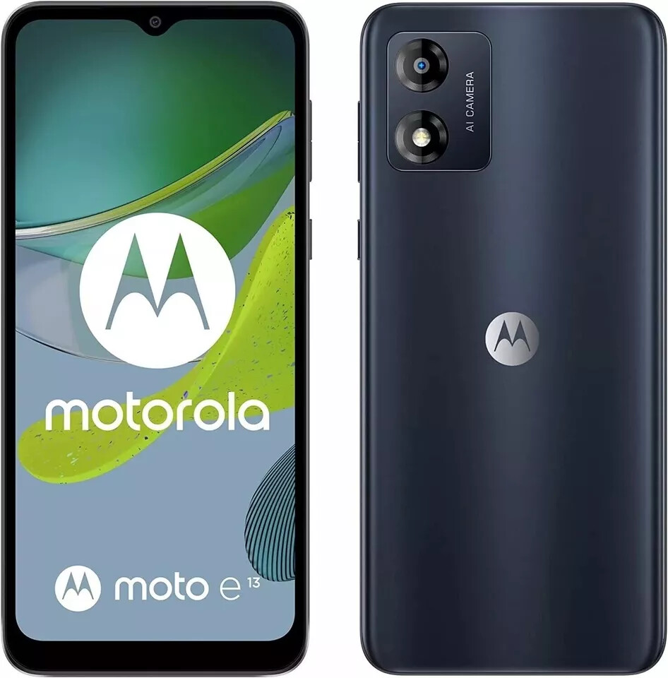 Original 6.5″ Motorola Moto E13 XT2345 Dual SIM 64GB 13.0MP Android Smartphone