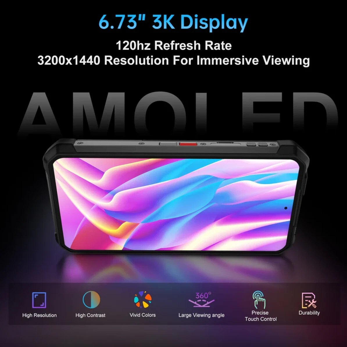 Unihertz 8849 Tank 4 Pro (Global Model) 18/1TB Projector Rugged (GSM Unlocked)