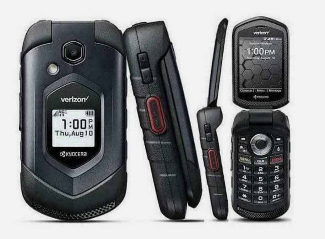 Kyocera DuraXV 4G LTE 16GB 5MP PTT Rugged Flip for VERIZON +GSM Unlocked (E4610)