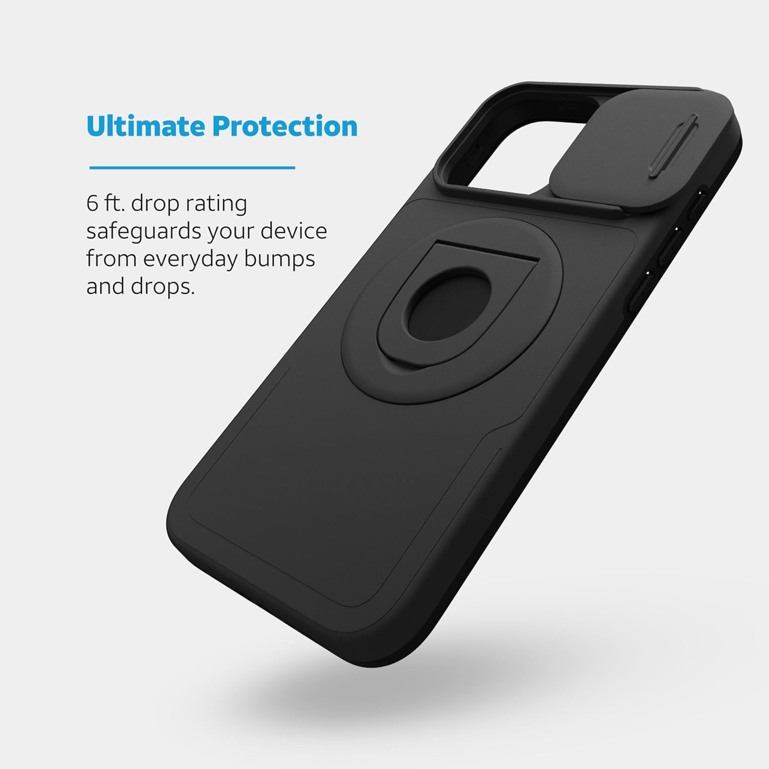 Essentials Utility Magnetic Case for Apple iPhone 15 Pro Max, Kickstand, Camera