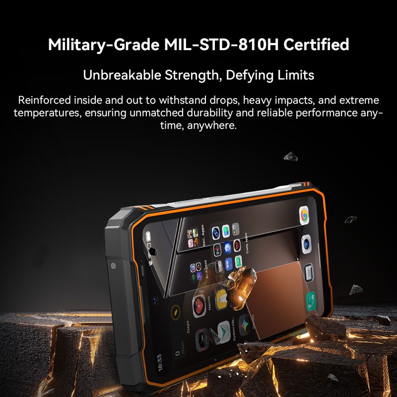 Global Blackview XPLORE X1 5G AI Rugged Smartphone Android 15 Waterproof Mobile