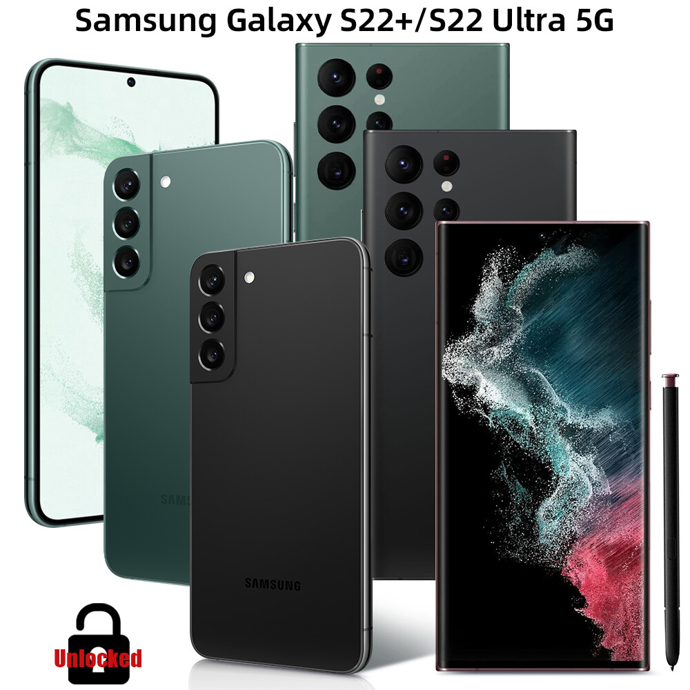 NEW IN BOX Samsung Galaxy S22 Ultra 5G S22+ Plus Factory Unlocked Us Shipping