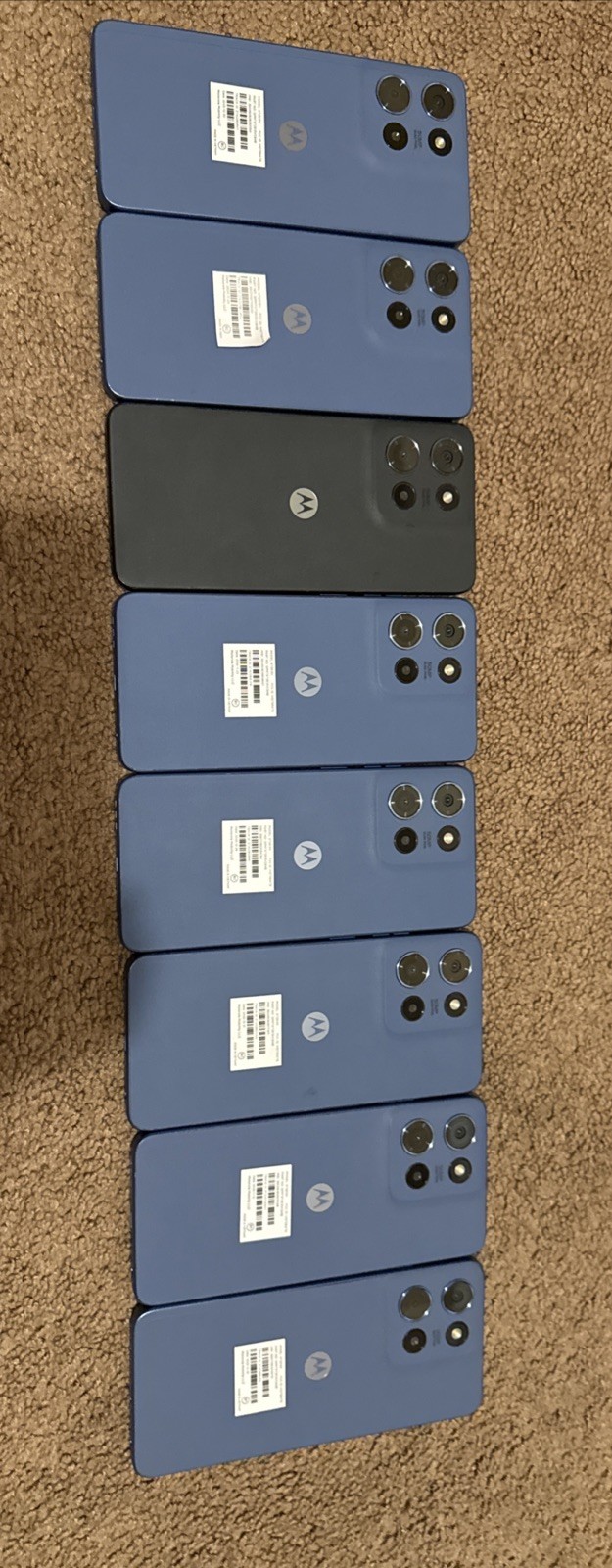 Lot of 8 Motorola Moto G 2025 (For Parts Only)