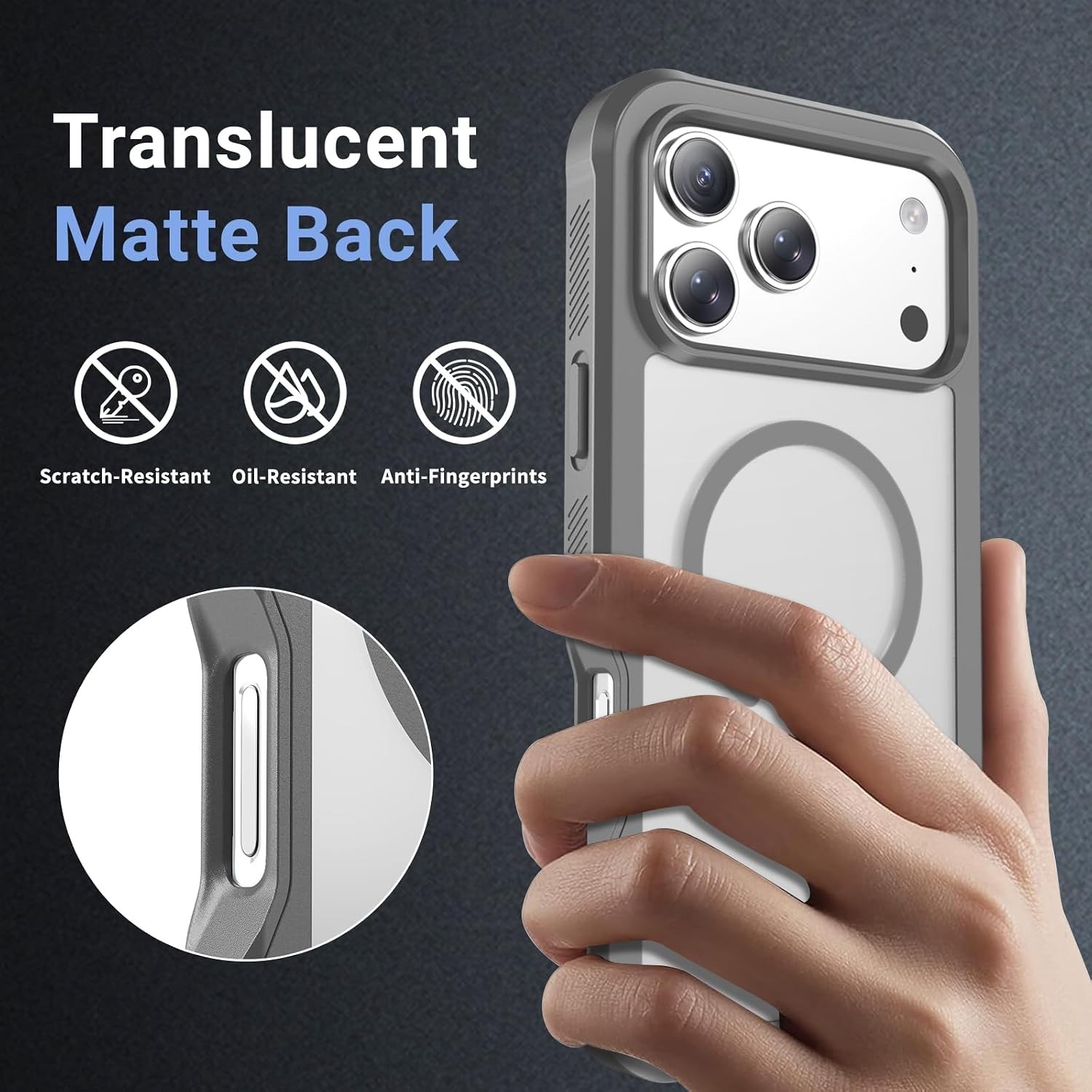 Magnetic for iPhone 17 Pro Max Case, Military Grade Drop Protection, Heavy Duty